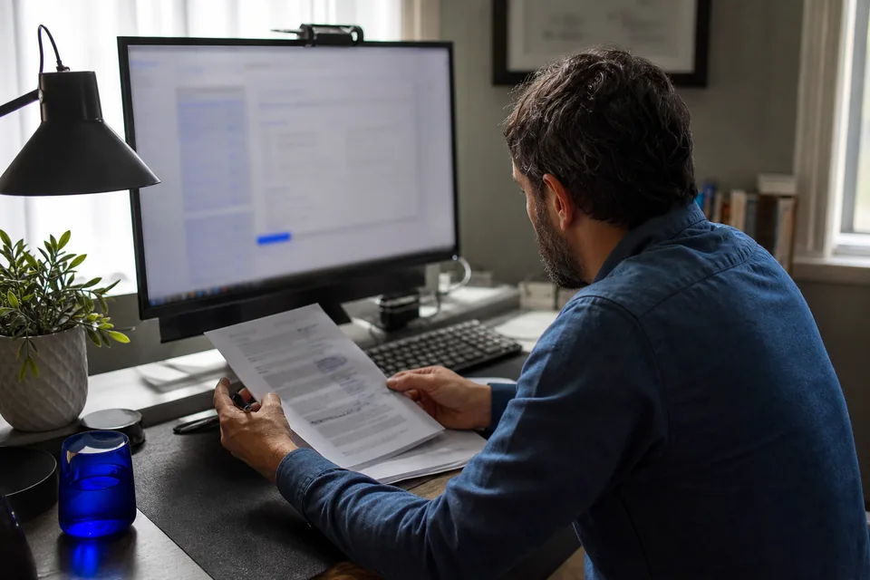 Hiring manager publishing a remote role on the company careers page from a home office